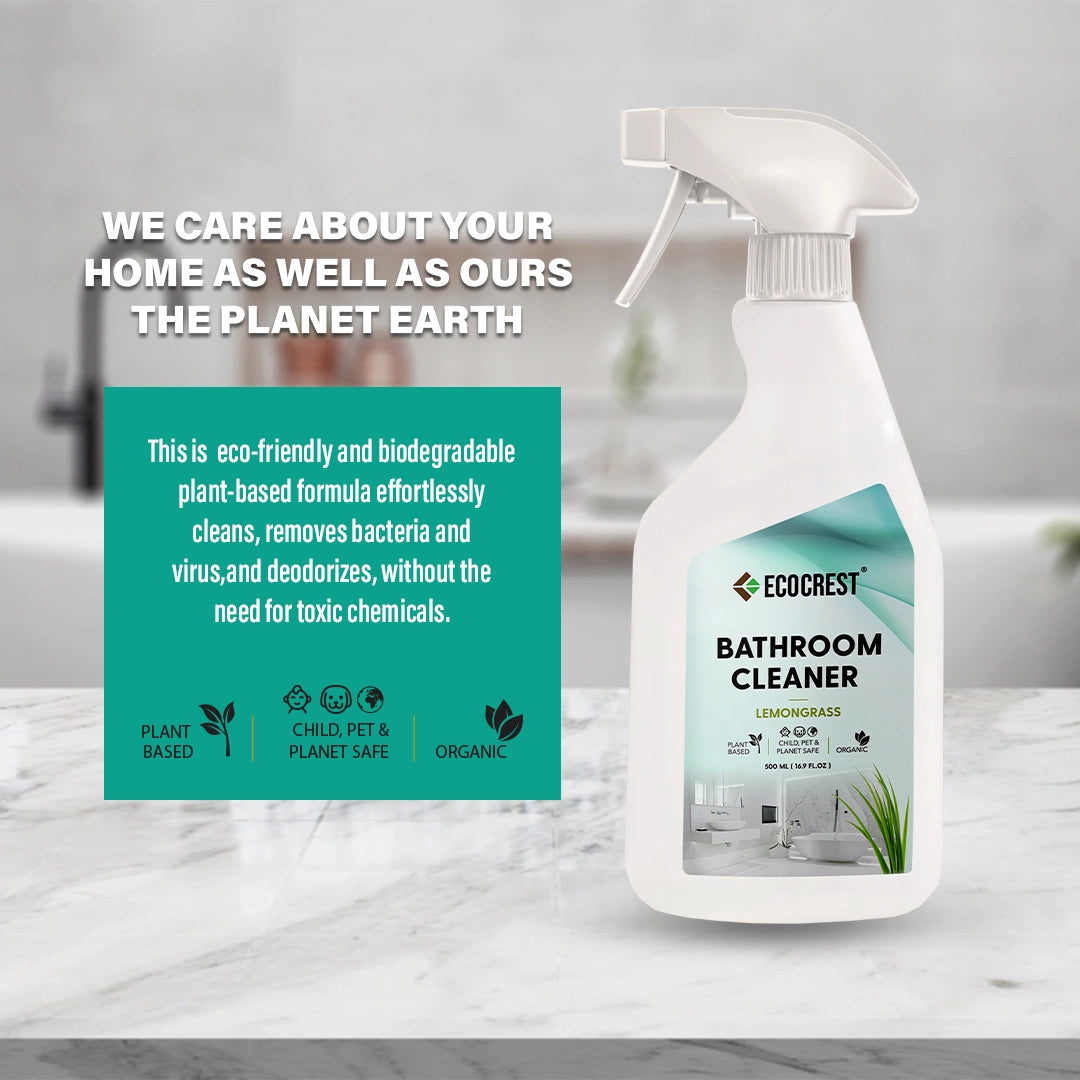 BATHROOM CLEANER Chemical Free - Plant-based - Natural